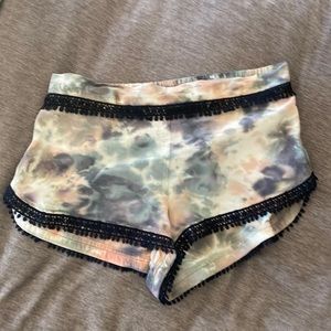 Gypsy 05 100% silk track shorts with pockets